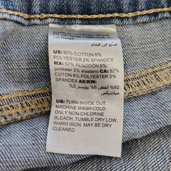 CHICO'S So Slimming Girlfriend Crop Jeans US 4 Chico 0 Women's Mid Rise - Picture 4 of 6